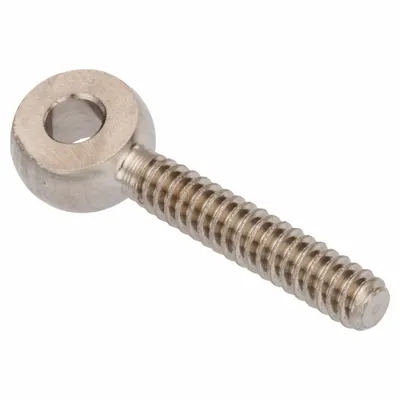 AMPG Fixed Rod End: Stainless Steel, Plain, 60 mm Hole Center-to-End Lg, Right Hand - Stainless Steel Male Threaded Fixed Rod Ends