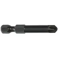Imperial Torq-Set head power bit with a 3/8 in industry size and standard hex shank. Constructed from impact-rated S2 steel for use with power tools. Sold as a 5-pack; bit holder not included