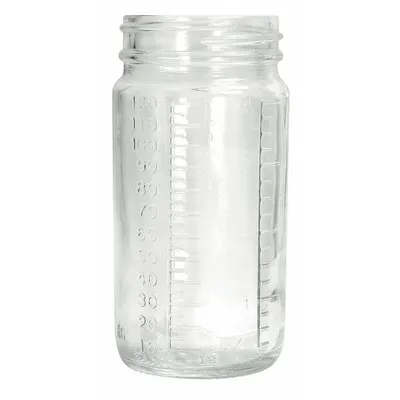 OEM Mixing/Storage/Sampling Bottle: 240 mL - Clear Wide Mouth Round Glass Lab Bottles