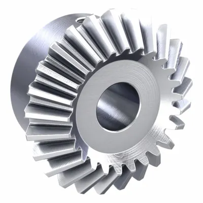KHK GEARS Miter Gear: For 90° Shaft Angle, Module m 1.5, 25 Teeth, Stainless Steel - Straight Teeth Metric Miter Gears