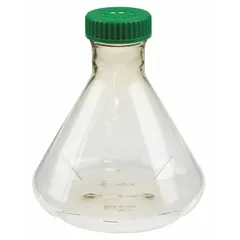 Polycarbonate Fernbach Flask, 4 L, Sterile, Autoclavable, Graduated, with Closure