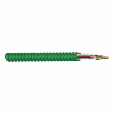SOUTHWIRE Metal Clad Cable: 12 AWG, 3 Conductors, Solid, 1,000 ft, 600 V Volt - Healthcare Metal-Clad Building Cables