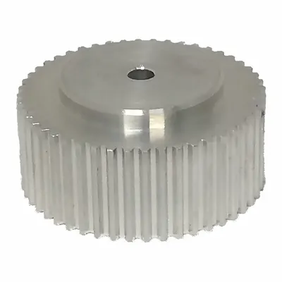 Dayton Timing Pulley: Trapezoidal, Plain, For T5 Timing Belt Section, For 25 mm Belt Wd - T5 Section Timing Belt Pulleys
