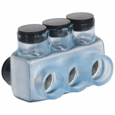 POLARIS Multitap Connector: 3 Port, Double-Sided Entry, 6 AWG – 350 kcmil Wire Size - Dry-Location Double-Sided Entry Multitap Connectors