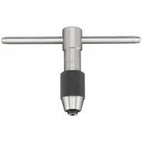 STARRETT Tap Wrench: T Handle, Sliding, 1/16" to 3/16" Tap Capacity (MPN 93A)