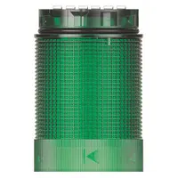 WERMA Tower Light Module: Flashing/Strobe, 24V DC, Green, 40 mm Overall Dia, 59 mm Overall Ht (MPN 63422055)