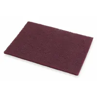 Aluminum oxide abrasive pad in very fine maroon grade for hand sanding and surface conditioning on all surfaces. Suitable for cleaning, deburring, and finishing metals, plastics, and composites. Part of the 7447B series