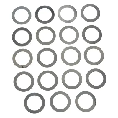 PRECISION BRAND Arbor Shim Assortment,19 pcs,Steel: Inch, Arbor Shim, 1.5 in Inside Dia - Standard Arbor Shim Assortments