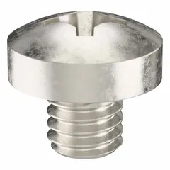 M4x0.70 thread, 4 mm length, 316 stainless steel, plain finish, pan head, #2 Phillips drive. Pack of 100. Suitable for general fastening applications where corrosion resistance is required.