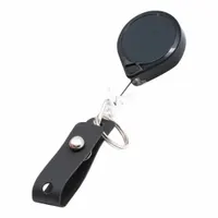 Badge Holder: Split Key Ring/Strap, Horizontal/Vertical, 1/2 in Badge Pouch Wd, 2 in Badge Pouch Ht (MPN 0027-0164-H)