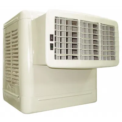 Dayton Window Evaporative Cooler: 1,000 sq ft – 1,400 sq ft, 6.3 gal Water Capacity - Window Evaporative Coolers