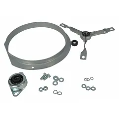This bearing support provides stable mounting and alignment for rotating shafts in HVACR equipment. It is compatible with Part # 5ZCP4 and is designed to reduce vibration and wear in fans, blowers, and similar systems.