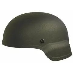 This Level IIIA ballistic helmet is constructed from Aramid and features a mid-cut design for extended coverage. It includes an integrated suspension system and is available in size L. Suitable for tactical operations and high-risk environments requiring head protection against handgun rounds and fragmentation.