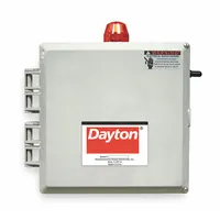 DAYTON Pump Control Panel: Duplex, 3, 208/240/480V AC, 6 to 10 A, Tether Float, 3 Switches Included (MPN 2PZH6)