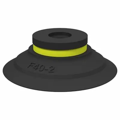 PIAB Vacuum Pad: w/o Adapter, 18.03 mm Pad Dia, Thermoplastic Elastomer, 81A - Flat Type Glass & Electronics Industry Vacuum Pads