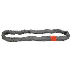 This endless round sling is constructed from polyester and nylon, offering flexibility and surface protection. With a 10 ft length and 7/8 in body diameter, it is suitable for general lifting and rigging applications in industrial environments. The endless design allows for choke, basket, or vertical hitch configurations.