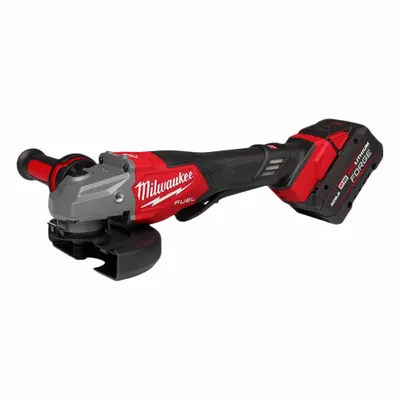 MILWAUKEE Angle Grinder: 6 in_4 1/2 in Wheel Dia, Brushless Motor, (2) 8.0 Ah, 18V DC - Milwaukee Cordless Angle Grinders