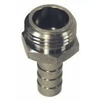 Garden Hose Repair Fitting: 3/4 in x 1/2 in Fitting Size, Male x Male, Rigid (MPN 5900812SS)
