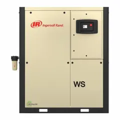 Tankless oil-free scroll electric air compressor delivering 64.5 cfm at 145 psig. Operates on 460V AC, 3-phase power. Designed for continuous-duty applications requiring clean, oil-free compressed air, such as in pharmaceutical, food processing, electronics manufacturing, and laboratory settings.