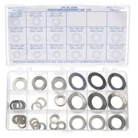 Arbor Shim Assortment,150 pcs,Steel: Inch, Arbor Shim, Steel, Ungraded, Full Hard, Plain, 150 Pieces (MPN 25998)