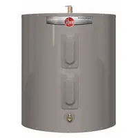 RHEEM Electric Water Heater: 240V AC, 47 gal, 4,500 W, Single Phase, 32 in Ht, 21 gph @ 90°F (MPN PROE47 S2 RH95)