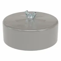 SOLBERG Filter Silencer: 3/4 in Inlet Size, 25 scfm, 4 in Overall Ht, 6 in Outside Dia, Paper (MPN F-14-075)