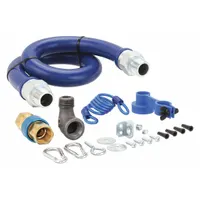 Gas Safety Kit: 3/4 in Hose Inside Dia., 36 in Hose Lg, 218,000 BTU Capacity, Blue, FNPT x MNPT (MPN 1675BPQR36)
