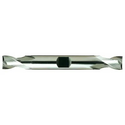 YG-1 Square End Mill: High Speed Steel, Double End, 2 Flute, 3/8" Mill Dia, 9/16" LOC - Double-End High-Speed Steel Square End Mills
