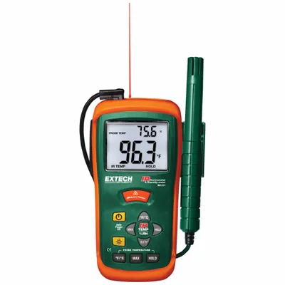 EXTECH Relative Humidity Meter: Cabled - Infrared Temperature & Humidity Meters