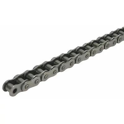 Dayton Roller Chain: Single Strand, 50, 5/8 in Pitch, Stainless Steel, 10 ft Overall Lg - Anti-Corrosion Roller Chains