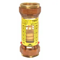 HEDLAND Mechanical Flowmeter: Flow Meter, Scale, Variable Area, Inline, Universal, Gallons/Liters (MPN H617-610-R)