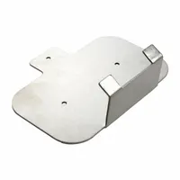 Gray steel mounting bracket for vehicle lights. Measures 1 11/16 in long, 4 13/16 in high, and 6 5/16 in wide. Compatible with model 79203-5. Used to attach lighting assemblies on trucks, trailers, and heavy equipment