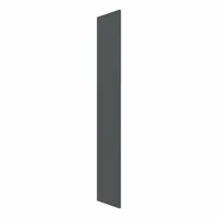 HADRIAN Pilaster: Solid Plastic HDPE, Plastic, Slate, 80 1/2 in Ht, 14 in Wd, 1 in Thick (MPN X41014-231)