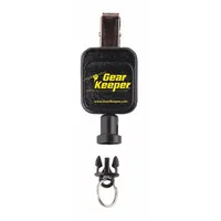 Key Retractor: 4 Key Capacity, 5/8 in Key Ring Dia, Nylon, Black, 36 in Key Retractor Extended Lg (MPN RT5-5803)