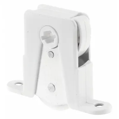 PRIME-LINE B 684 Roller Assembly, White, Unfinished, 6 13/32 in H x 1 31/32 in L - Screen Door Hardware