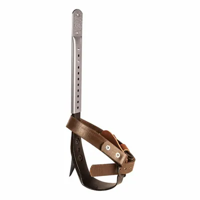KLEIN TOOLS Pole Climbers: Nylon, Steel, 2 3/4 in Gaff Lg, 15 in Climber Lg Min, Std - Pole-Climber Kits