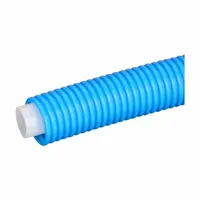 Pre-Sleeved AquaPEX Tubing: PEX Type A, 3/4 in, Blue, Coil, 400 ft Overall Lg, 9 R Value (MPN F1091750)