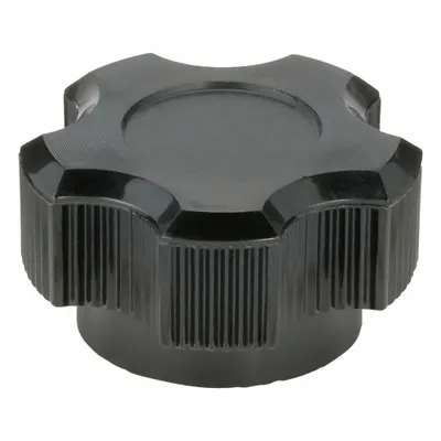 DAVIES Hand Knob: 5 Point, Thermoset, 5/16"-18 Thread, 40 mm Thread Lg - 5-Arm Knobs with Threaded Hole