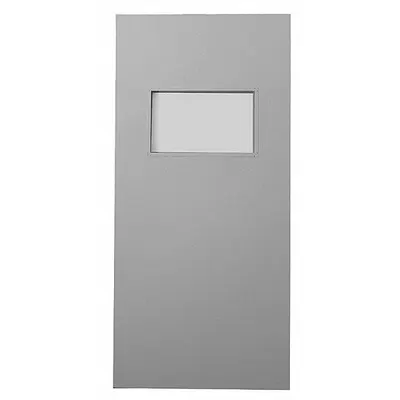 PORTA-FAB Air Conditioner Cutout Frame, 15-5/8 x 26 in, Painted Aluminum - Air Conditioner Cutouts for In-Plant Offices