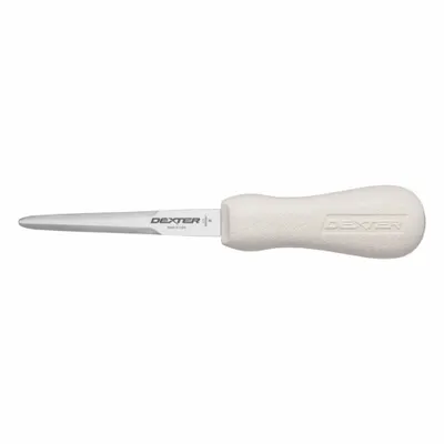 DEXTER RUSSELL Oyster Knife: Curved, 8 in Overall Lg, Steel Blade, Polypropylene Handle - Seafood Knives