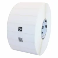 ZEBRA Barcode Printer Labels: 4 in Label Wd, 1 in Label Ht, White, 3 in Core Dia., Gloss, Acrylic (MPN 10017522)