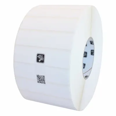 ZEBRA Barcode Printer Labels: 4 in Label Wd, 1 in Label Ht, White, 3 in Core Dia. - Industrial Thermal Transfer Labels