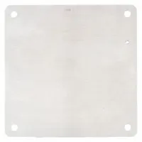 HUBBELL KILLARK Interior Panel: Back Panel Panel, 10.5 in Overall Ht, 10.5 in Overall Wd, Aluminum (MPN 7988-1)