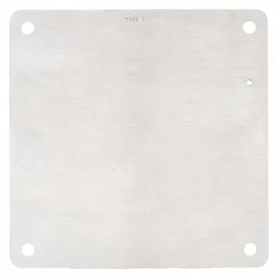 HUBBELL KILLARK Interior Panel: Back Panel Panel, 10.5 in Overall Ht, 10.5 in Overall Wd - Interior Mounting Panels
