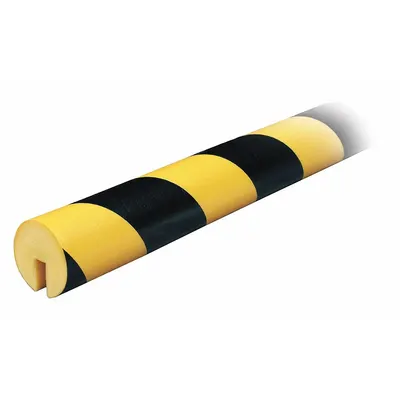 KNUFFI Edge Guard: Polyurethane Foam, Round Shape, 39 in Overall Lg, 0.6 in Overall Thick - Edge Protectors