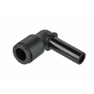 LEGRIS 3182 06 08 Push-to-Connect Elbow Fitting, 6 mm x 8 mm, Black - Nylon & Nickel-Plated Brass Tube Fittings
