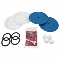 GRACO Diaphragm: Santoprene, 2 in For Pump Size, -40°F to 180°F, 25R675