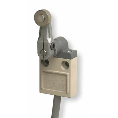OMRON Roller Lever Plunger Limit Switch: 25 mm Mounting Hole Vertical Center to Center Distance - Roller Lever-Arm Limit Switches