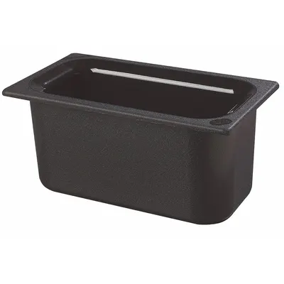 CARLISLE Food Pan: Third Size, Rectangular, 3.4 qt Capacity, NSF Certified - Steam Table Pans