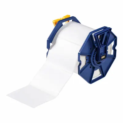 BRADY Pre-Cut Label Stock Roll: 3 in x 4 in, Acrylic, Permanent Adhesive, 500 Labels - Brady Inkjet Precut Label Rolls